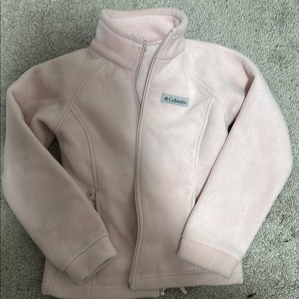Columbia Light Pink Fleece Jacket
